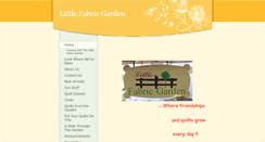 Desktop Screenshot of littlefabricgarden.com